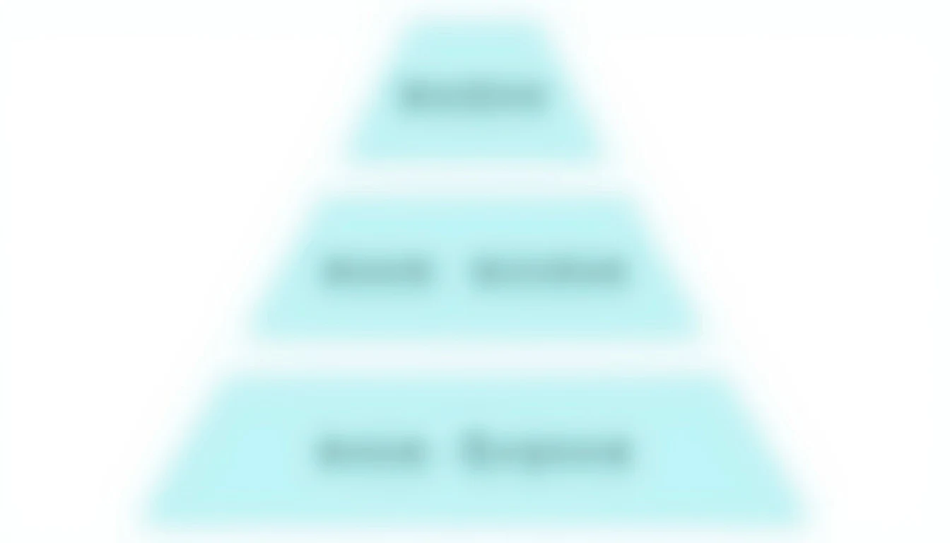 AEO uyumlu ters piramit içerik yapısı diyagramı